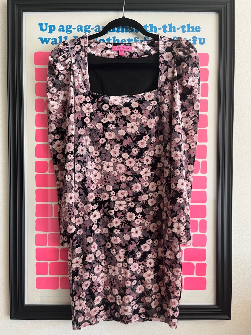 Betsey Johnson Floral tight floral mini